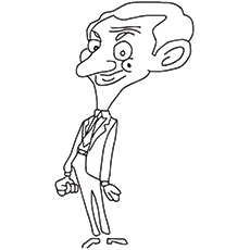 Desenhos de Mr. </p><p>Bean para colorir - Mr. </p><p>Bean