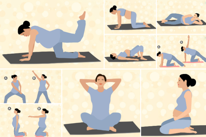 Os exercícios de Pilates na gravidez são seguros para todos os trimestres