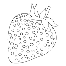 Desenhos de coraÃ§Ã£o de semente de morango para colorir