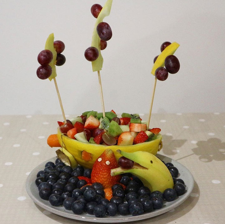 Barco de frutas