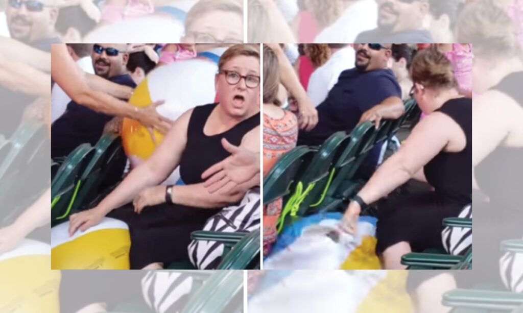 Mãe aparece bola de praia no concerto Metro Detroit Kidz Bop