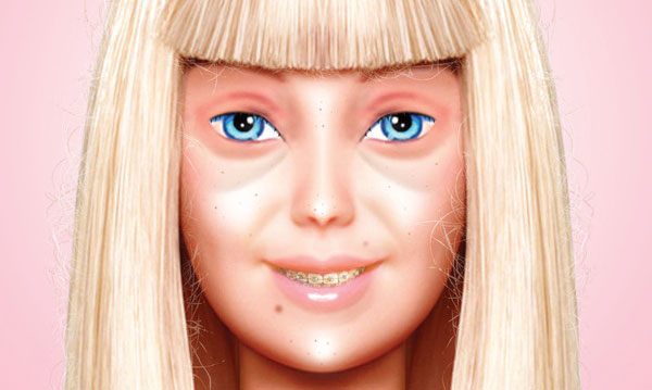 Foto de Barbie 'Natural' mostra boneca com acne, sem maquiagem