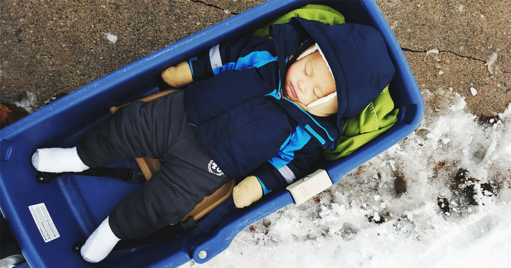 Por que os bebês escandinavos tiram uma soneca do lado de fora no tempo frio